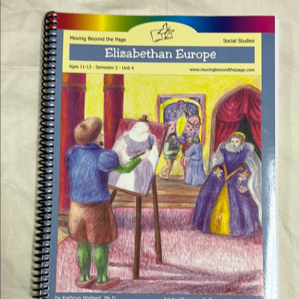 Moving beyond the page Elizabethan Europe Social Studies Spiral Workbook -